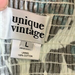 Unique Vintage Gray and White Intimate Sleepwear